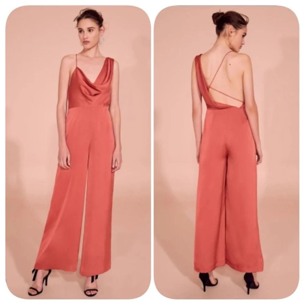 Keepsake ROMANCE JUMPSUIT IN FADED ROSE Sz M